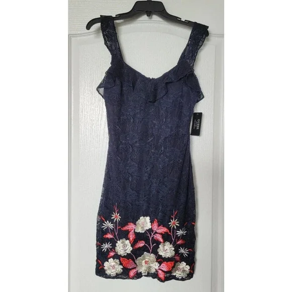 chinese dress ladies Guess Womens Eco Edna Dress, Bodeguita Dark, Medium at Amazon Women's  Clothing store